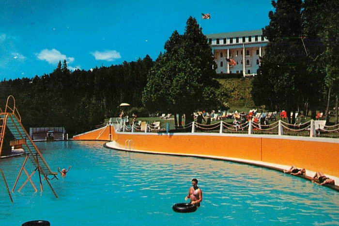 Grand Hotel Swimming Pool Mackinac Island (newer photo)